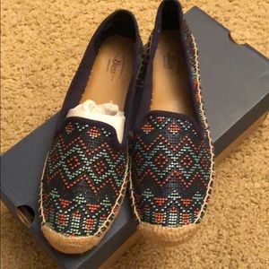 Bass Jenna Blue Multi Loafers